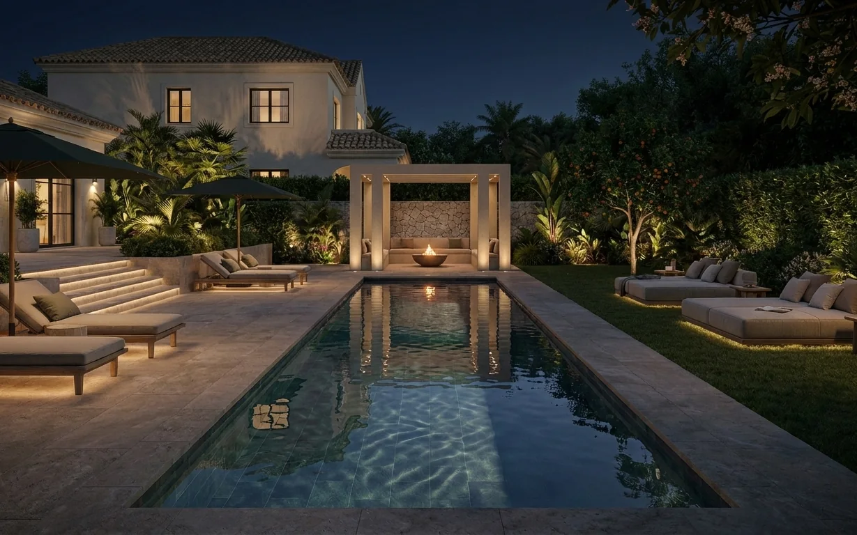 Casa Jardín en Marbella conectada con el exterior