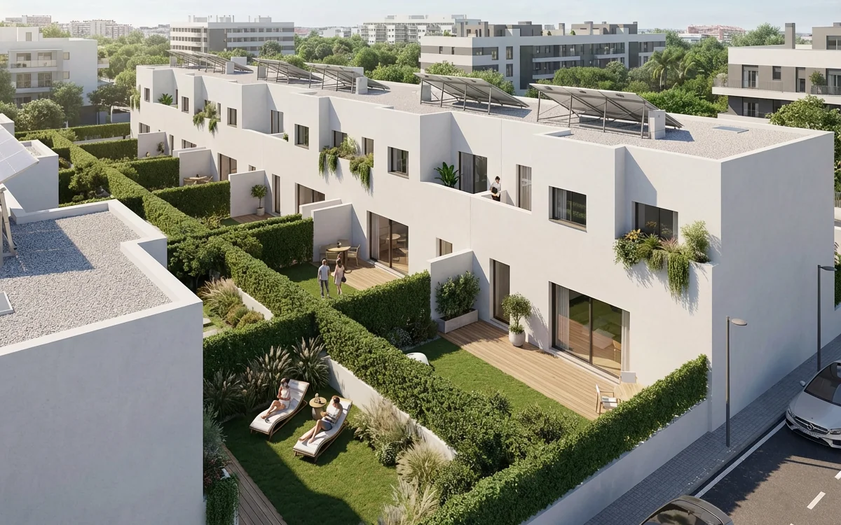 Promoción residencial contemporánea en Alicante